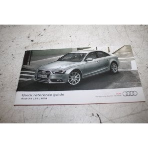 Beknopte handleiding engelstalig Audi A4, S4, RS4, Allroad Bj 12-16