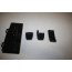 1 set pedaalkappen edelstaal Audi A3, S3, RS3, TT, TTS Bj 13-18