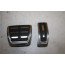 Set pedaalkappen edelstaal ENGELS Audi A4, S4, A5, S5, Q5, SQ5 Bj 17-heden