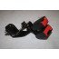 Dubbel gordelslot zwart/verkeersrood LA Audi A6, S6, RS6, A7, S7, RS7 Bj 19-heden