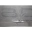 SQ8 embleem achterkant chroom Audi SQ8 Bj 19-heden