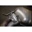 Voorste uitlaatdemper met einddemper 2.5 V5 TFSI benz. Audi RSQ3 Bj 14-18