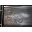 Bekleding afsluitplaat achter zwart/edelstaal Audi A6, S6, RS6 Avant Bj 11-18