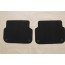 1 set vloermatten achterzijde Zwart Audi A6, S6 Bj 05-08