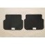 1 set vloermatten achterzijde Zwart Audi A6, S6 Bj 05-08