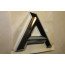 A embleem chroom achterkant Audi A3, A4, A6, A8 Bj 94-03