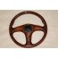 Stuurwiel 3-spaaks Hout Audi Coupe Bj 89-96
