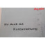 Beknopte handleiding duitstalig Audi A3 3-deurs Bj 03-05