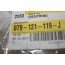 Afdichtring waterpomp 4.0 V8 TFSI benz. Audi S6, RS6, S7, RS7, A8, S8 Bj 10-17