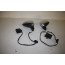 Set buitenspiegels Mat Aluminium Audi RS4 Bj 18-heden