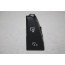 Knop voor resetten dagteller zwart ENGELS Audi A6, S6, RS6, A7, S7, RS7 Bj 11-18