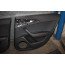 Set portierbekleding leer zwart Audi A6, S6, RS6 Bj 11-18