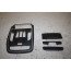 1 set afdekplaten binnenverlichting zwart Audi A8, S8 Bj 10-17