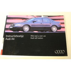 Instructieboekje nederlandstalig Audi A4 Sedan Bj 95-99
