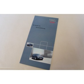 Beknopte handleiding duitstalig Audi A4 Sedan Bj 01-04