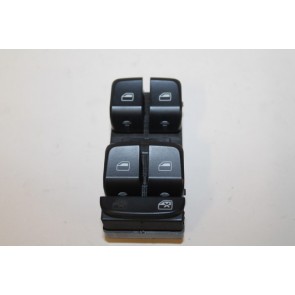 Schakelaar elektr. ruitmechanisme zwart Audi A4, S4, A5, S5, Q5 Bj 08-heden