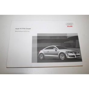 Instructieboekje duitstalig Audi TT, TTS Coupe Bj 07-10