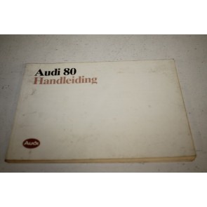 Instructieboekje nederlandstalig Audi 80 Bj 86-91