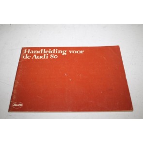 Instructieboekje nederlandstalig Audi 80 Bj 81-84