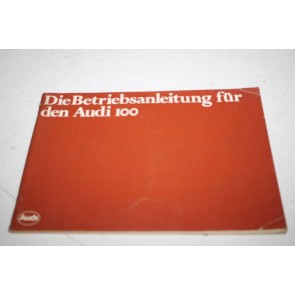 Instructieboekje duitstalig Audi 100 Bj 76-82