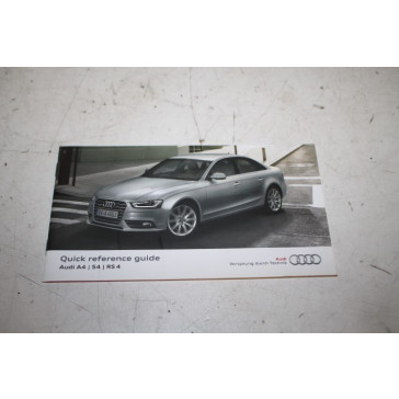 Beknopte handleiding engelstalig Audi A4, S4, RS4, Allroad Bj 12-16