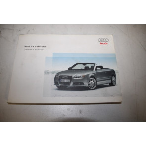 Instructieboekje engelstalig Audi A4, S4 Cabrio Bj 05-09
