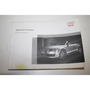 Instructieboekje engelstalig (USA) Audi TT Roadster Bj 07-10