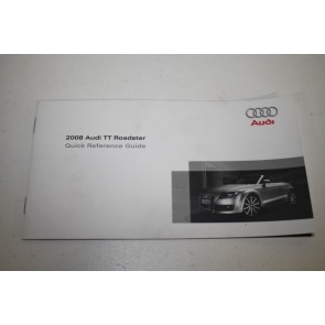 Beknopte handleiding engelstalig (USA) Audi TT Roadster Bj 07-10
