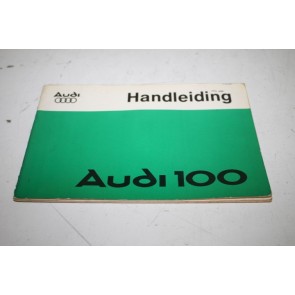 Instructieboekje nederlandstalig Audi 100 Bj 76-82