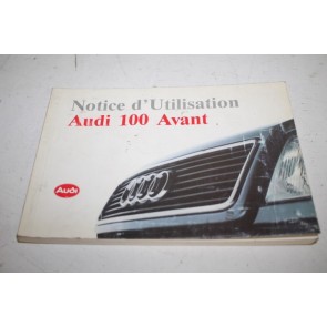 Instructieboekje franstalig Audi 100 Avant Bj 91-94